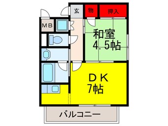 間取図 エルヴェ服部