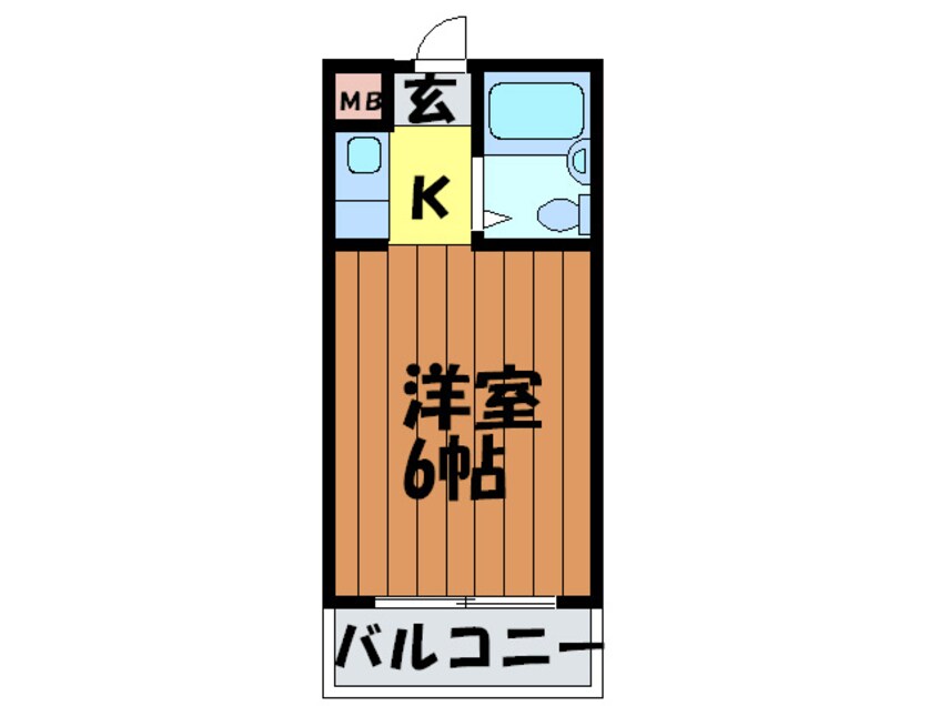 間取図 エンブレム深江橋