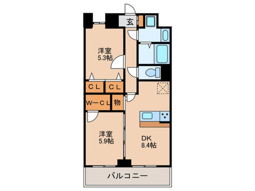 間取図 マンション永楽