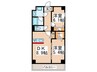 マンション永楽 2DKの間取り