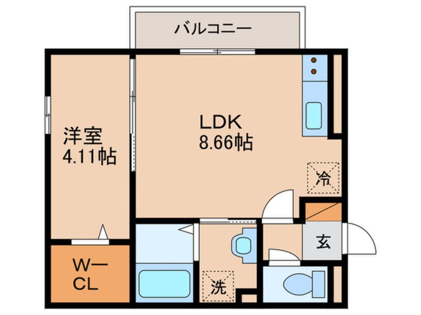 間取図 エスパス・ド・ゼン草津町