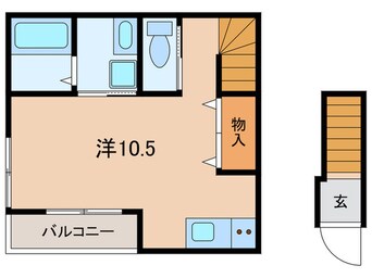 間取図 プリッ２御崎