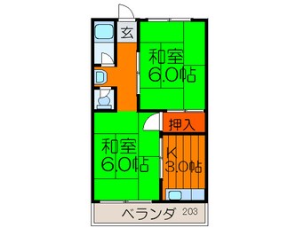 間取図 仲マンション