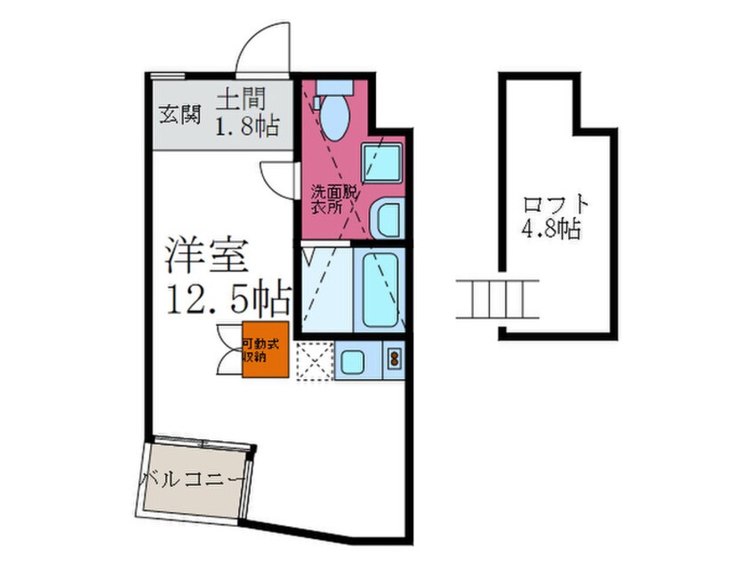 間取図 Ｓ-ＣＯＵＲＴ