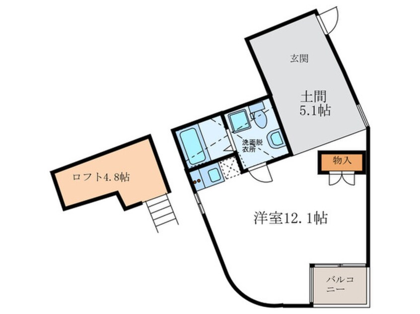 間取図 Ｓ-ＣＯＵＲＴ