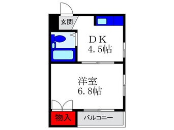 間取図 スタジオ１０８ソシエ本町