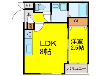 間取図 セントフェリオ石津