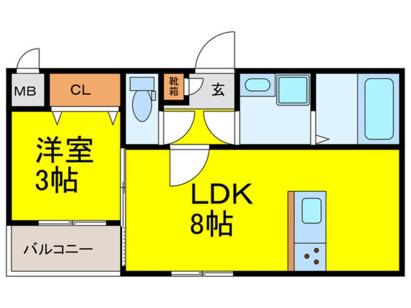 間取図 セントフェリオ石津