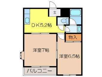 間取図 津之江パ－クハイツ