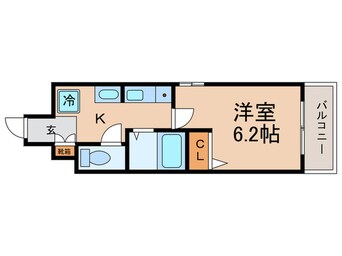 間取図 SHICATA SIX BLDG(701)