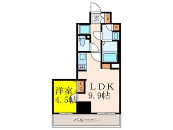 間取図 TOPAZ江坂