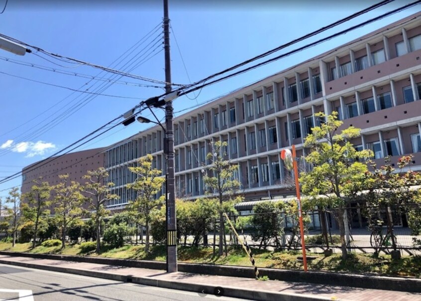 阪南大学付属高等学校(高等学校/高等専門学校)まで400m 河合　貸戸建