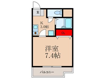 間取図 アーネスト山手Ⅱ