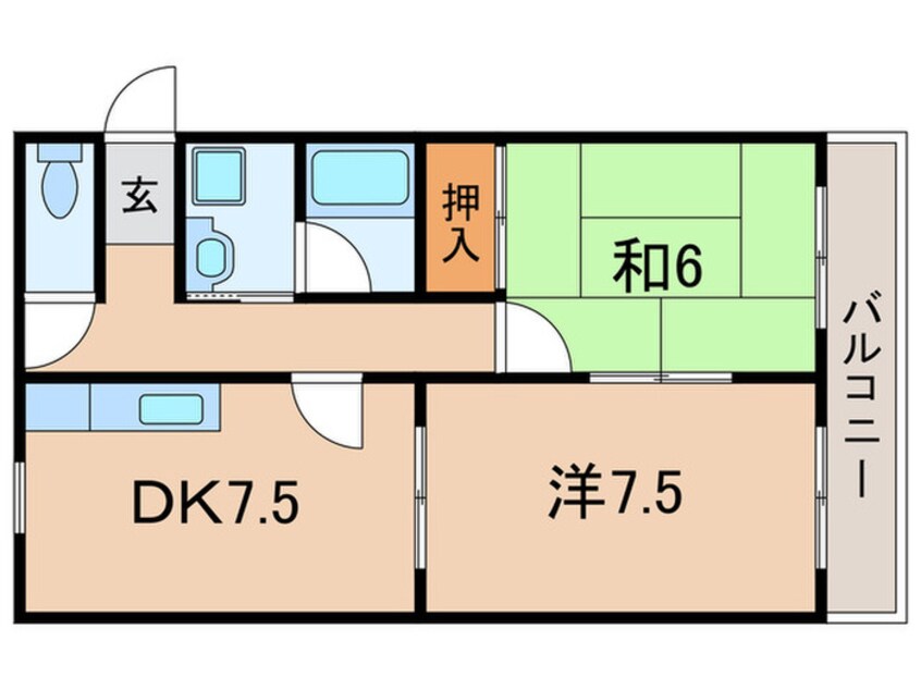 間取図 新伊丹シャネル