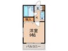 ｻﾝﾊｲﾂⅡ 1Kの間取り