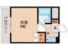 パークサイド別府 1Kの間取り