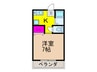 TS SQUARE　野見町 1Kの間取り