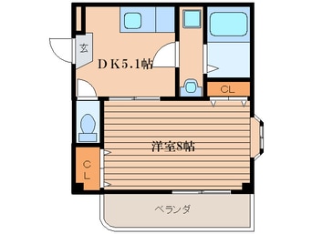 間取図 レジスコート今津中