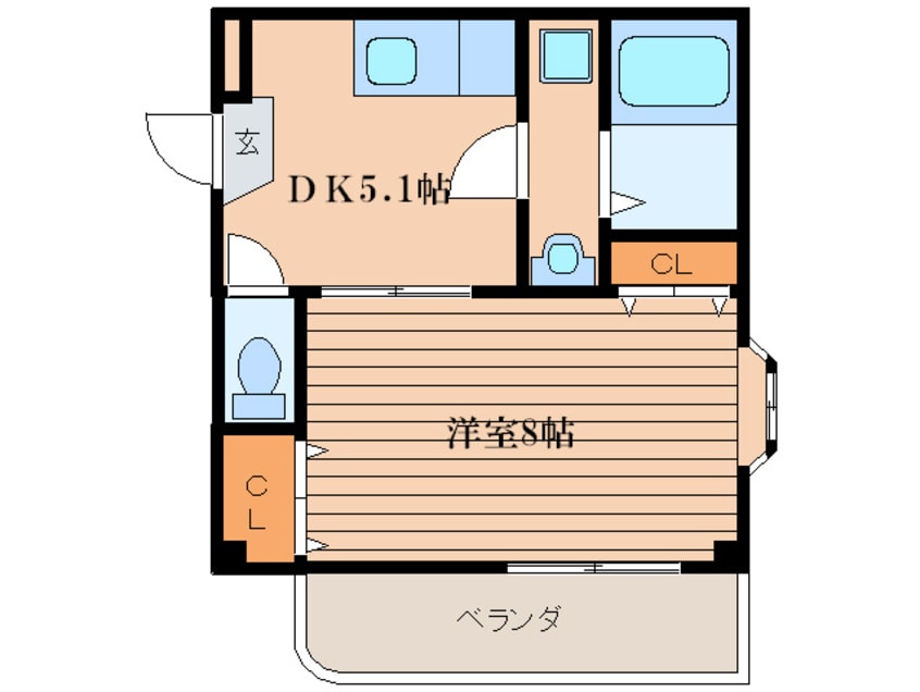 間取図 レジスコート今津中
