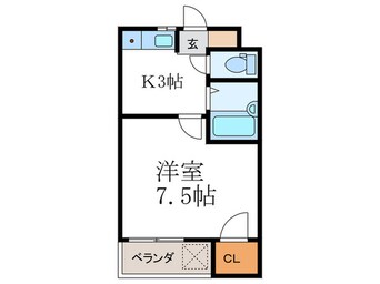 間取図 ハイツコスモスエイトⅡ