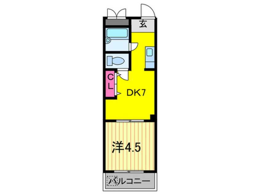 間取図 大宝枚岡グリーンヒルズ