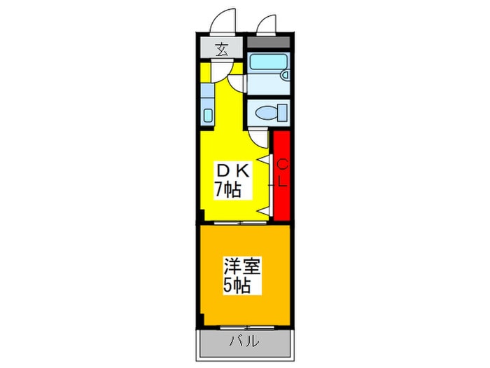 間取り図 大宝枚岡グリーンヒルズ