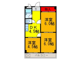 間取図 大宝枚岡グリーンヒルズ