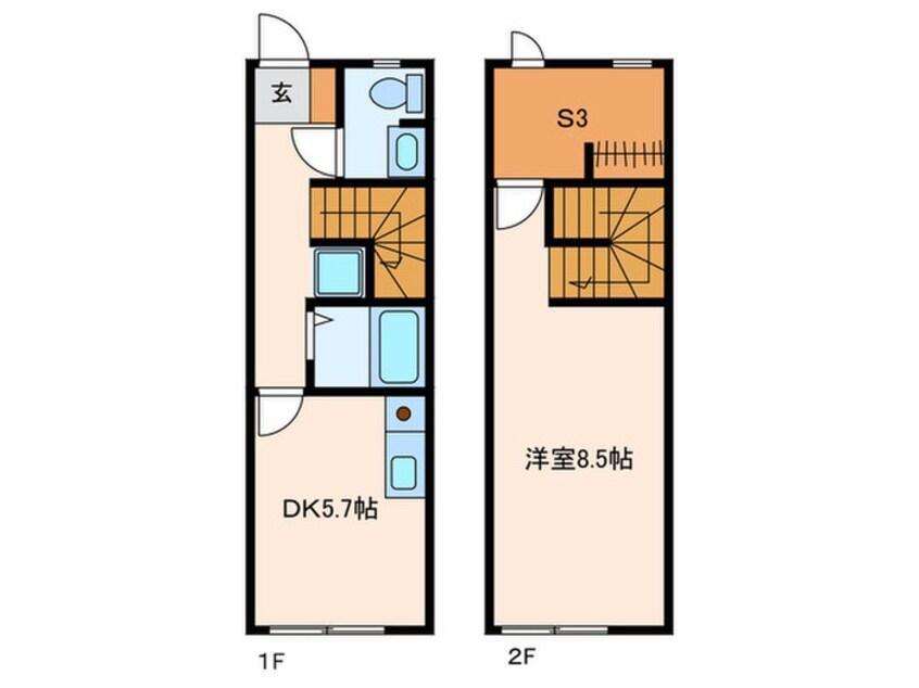 間取図 ビュ－テラス東人丸