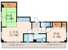 ハイツDAITAKE 2LDKの間取り