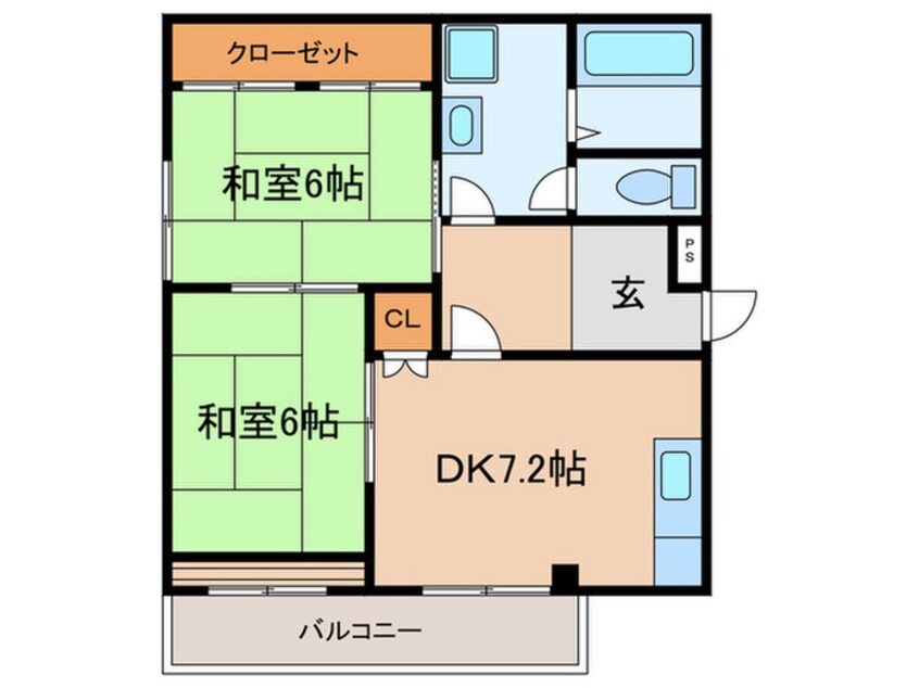 間取図 アイビースクエア南塚口