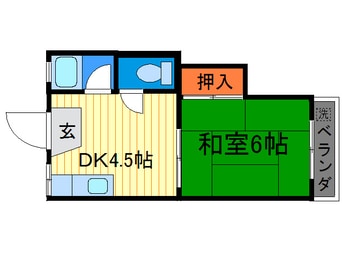間取図 若竹ハイツ