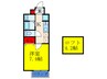 エヌエムスワサントトワ 1Kの間取り