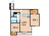 La Maison林崎 2LDKの間取り