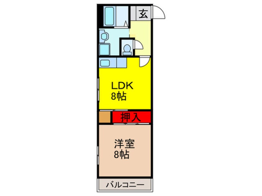 間取図 ラ・ボアコートｉｎ花園