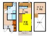 クラブメゾン川西中央 1Kの間取り