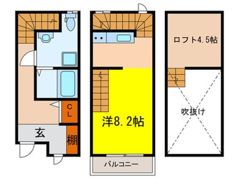 間取図 クラブメゾン川西中央