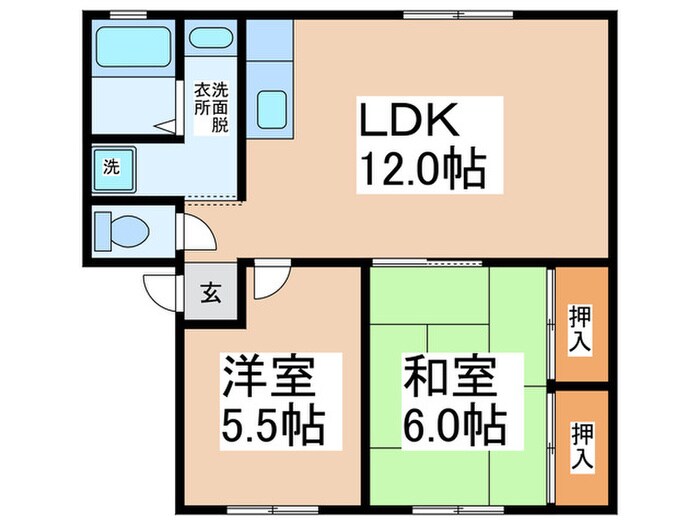 間取り図 ラッキービレッジ