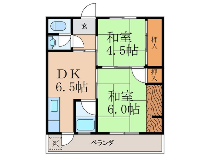 間取図 赤澤マンション
