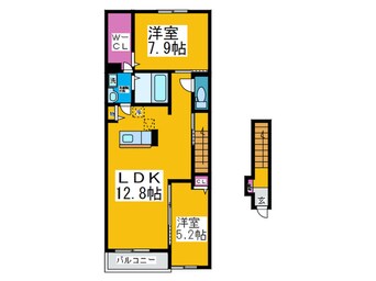 間取図 アルカン　シエル　Ⅱ