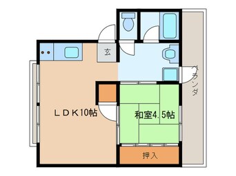 間取図 山伴マンション