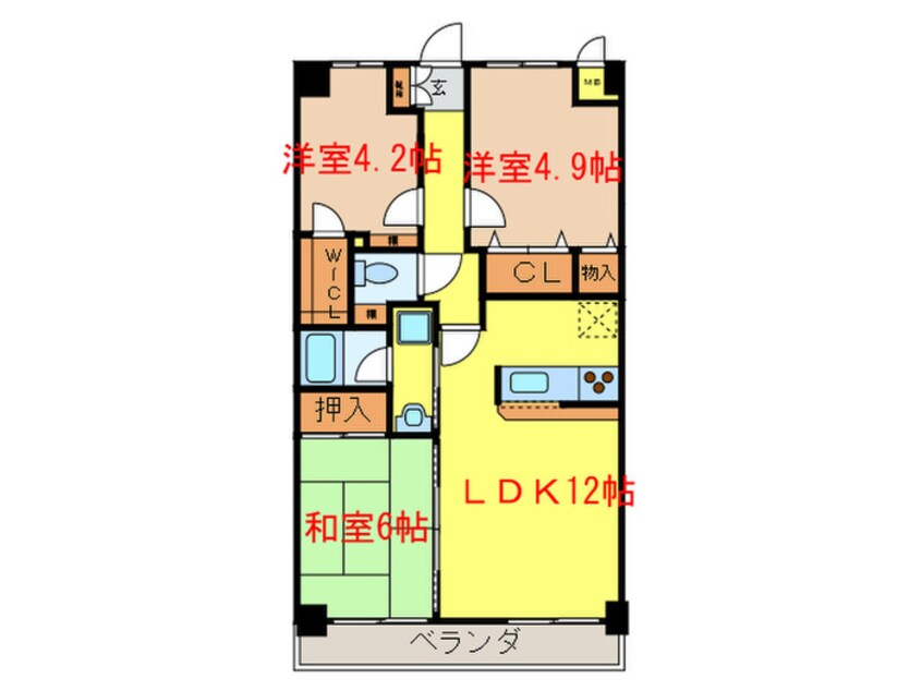 間取図 ヴィブレ・ムライ