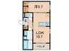 仮）メゾンレナード 1LDKの間取り