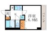 パインフィールド壬生 1Kの間取り