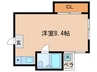 ウイッシュ河原町 1Rの間取り