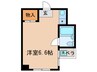 ウイッシュ河原町 1Rの間取り