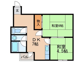 間取図 竹島プラザ