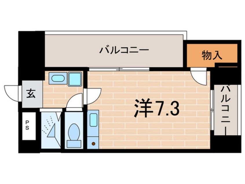 間取図 サンパレス２１宝塚南（３０１）