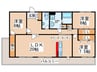 カーサ山城 3LDKの間取り