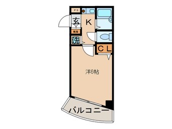 間取図 プレサンス京都駅前（４０３）