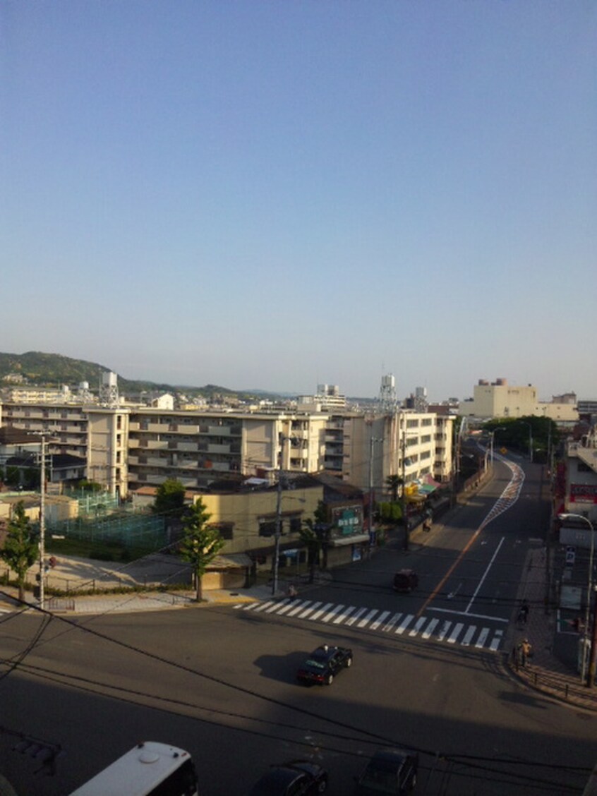 室内からの展望 プレサンス京都駅前（４０３）